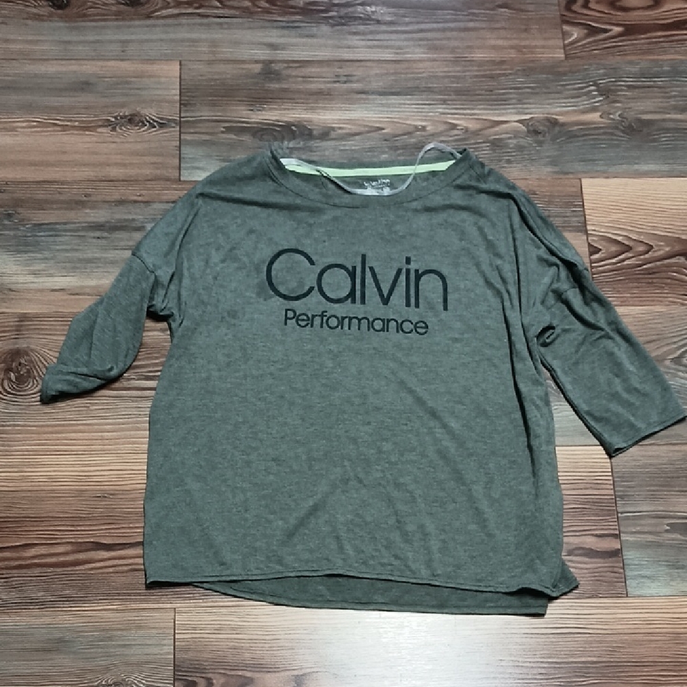 Calvin Performance Green Top